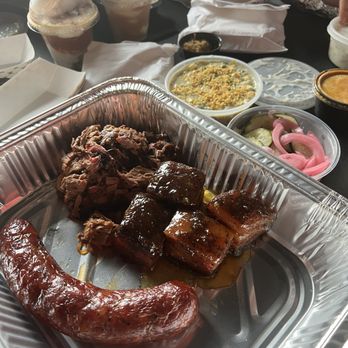 Interstellar BBQ - Sausage, Peach Tea Glazed Pork Belly, Chopped Brisket - Barbeque Near Me - Austin, Texas Interstellar BBQ - Sausage, Peach Tea Glazed Pork Belly, Chopped Brisket - Barbeque Near Me - Austin, Texas