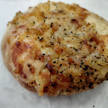 Bruegger's Bagels - Hash brown and cheese bagel. - Breakfast & Brunch Near Me - Williamsville, New York Bruegger's Bagels - Hash brown and cheese bagel. - Breakfast & Brunch Near Me - Williamsville, New York
