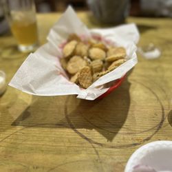 Buckets Crawfish & Seafood - Fried pickles. Table favorite