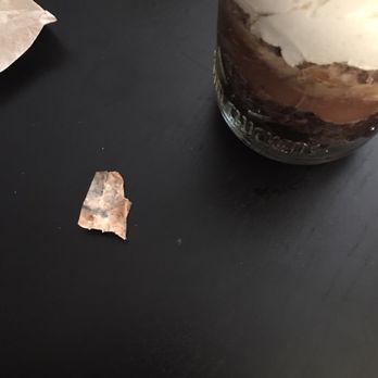 Slim Chickens - The piece of glove found in my dessert. - Southern Near Me - Ft. Worth, Texas Slim Chickens - The piece of glove found in my dessert. - Southern Near Me - Ft. Worth, Texas