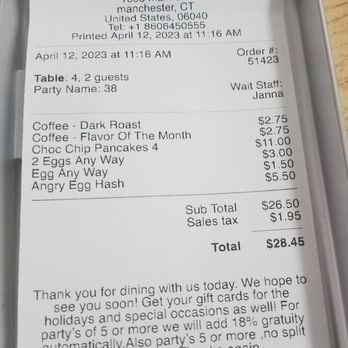 The Angry Egg - Breakfast & Brunch Near Me - Manchester, Connecticut