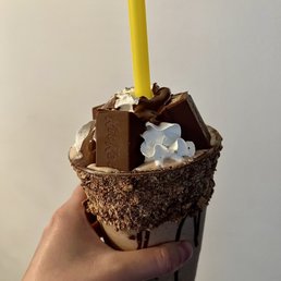 Kit-Kat Milkshake. Kit-Kat Milkshake.