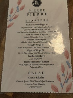 Menu photo 2 Pierre Pierre Oakland, CA