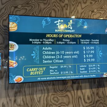 Feast Buffet & Banquet - Menu - Buffets Near Me - Woodbury, Minnesota Feast Buffet & Banquet - Menu - Buffets Near Me - Woodbury, Minnesota