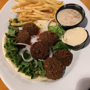 One World - Fabulous Falafel Platter - New American Near Me - Peoria, Illinois