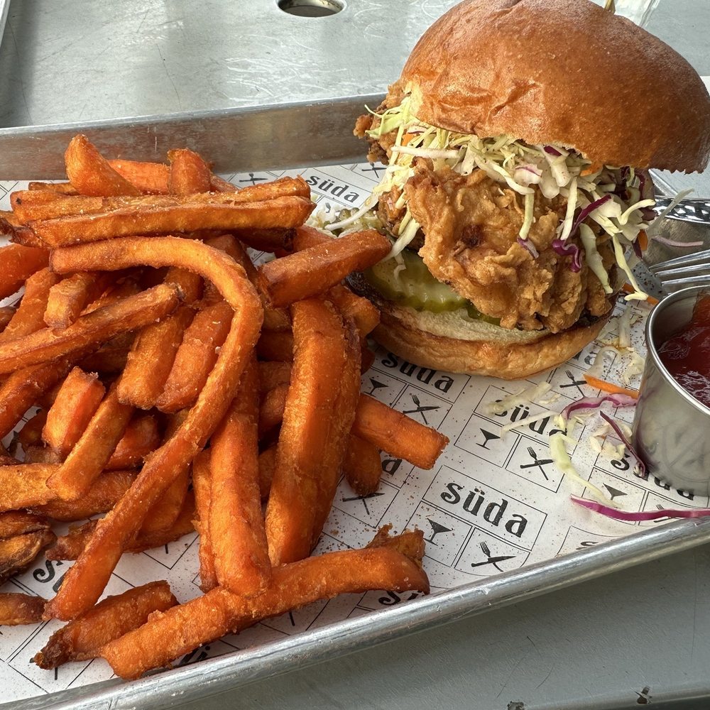 Suda - Spicy chicken Sammie! - New American Near Me - Santa Cruz, California Suda - Spicy chicken Sammie! - New American Near Me - Santa Cruz, California