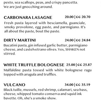 Lala lu - White truffle bolognese did NOT come topped with truffles - Steakhouses Near Me - East Syracuse, New York