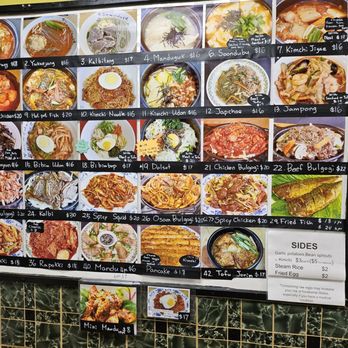 Korea House Restaurant - Wall menu part 2 - Korean Near Me - Eugene, Oregon Korea House Restaurant - Wall menu part 2 - Korean Near Me - Eugene, Oregon