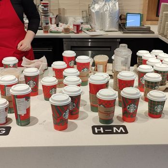 Starbucks - Tons of mobile orders on the Red Cup day. Prob thought the Cup was still available. A marketing ploy perhaps? - Coffee & Tea Near Me - Richmond, British Columbia Starbucks - Tons of mobile orders on the Red Cup day. Prob thought the Cup was still available. A marketing ploy perhaps? - Coffee & Tea Near Me - Richmond, British Columbia