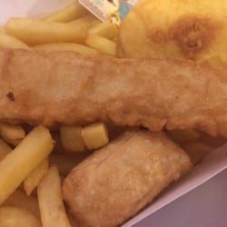 Fishtails Fish & Chippery - Lunch pack : fish, chips, dim sim, potato cake and tartare sauce for $8.50