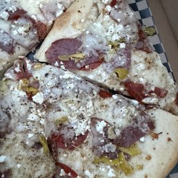 Hybrid Sicilian pizza was very good! Hybrid Sicilian pizza was very good!