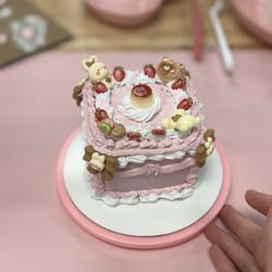 Kawaii DIY Studio - Medium trinket box - pink