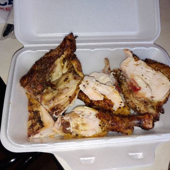 Pappas Bar-B-Q - Chicken was not smoked all the way - Barbeque Near Me - Humble, Texas