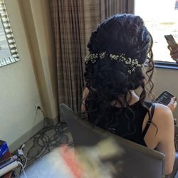 MBD Artistry - Hair style, I have very long hair and Letty was very patient