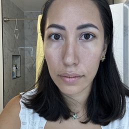 I asked for natural brows. I absolutely love the results!!! My eyebrows look amazing this picture is after 2 weeks of my touch up I asked for natural brows. I absolutely love the results!!! My eyebrows look amazing this picture is after 2 weeks of my touch up