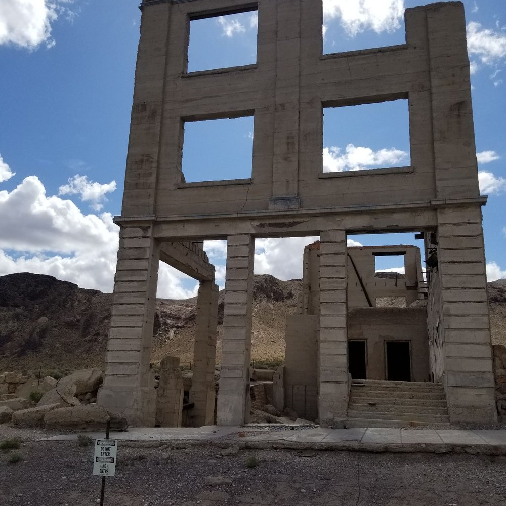 Rhyolite Ghost Town - Cook bank building - Landmarks & Historical Buildings Near Me - Beatty, Nevada Rhyolite Ghost Town - Cook bank building - Landmarks & Historical Buildings Near Me - Beatty, Nevada