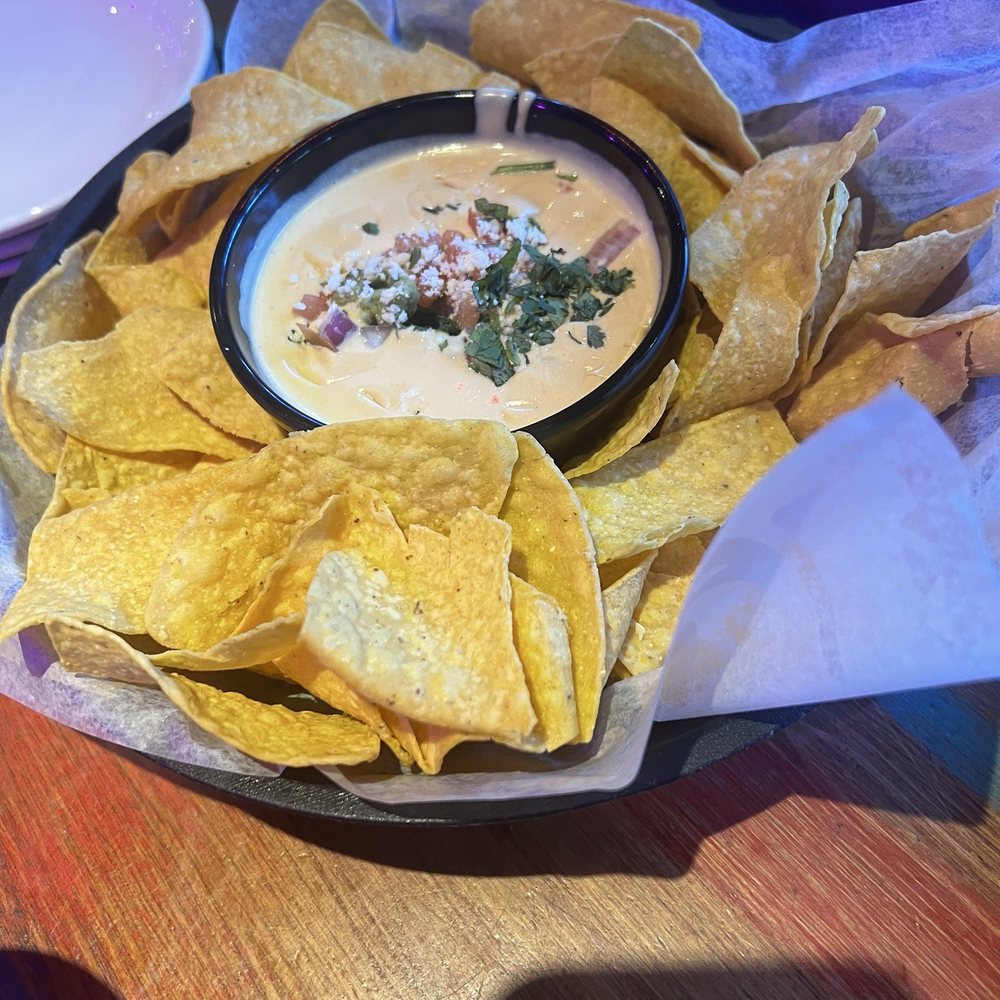 Tiki Docks Riverview - Chips and Queso Dip 10/10 - Salad Near Me - Riverview, Florida