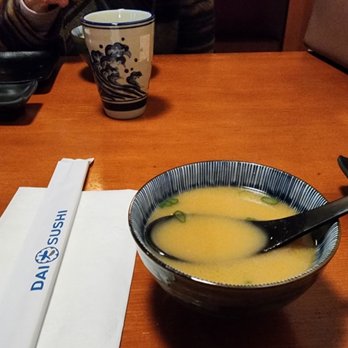 DAI Sushi - Miso soup - Japanese Near Me - Westminster, California DAI Sushi - Miso soup - Japanese Near Me - Westminster, California