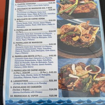 Mariscos Sol Y Mar - Seafood Near Me - Whittier, California