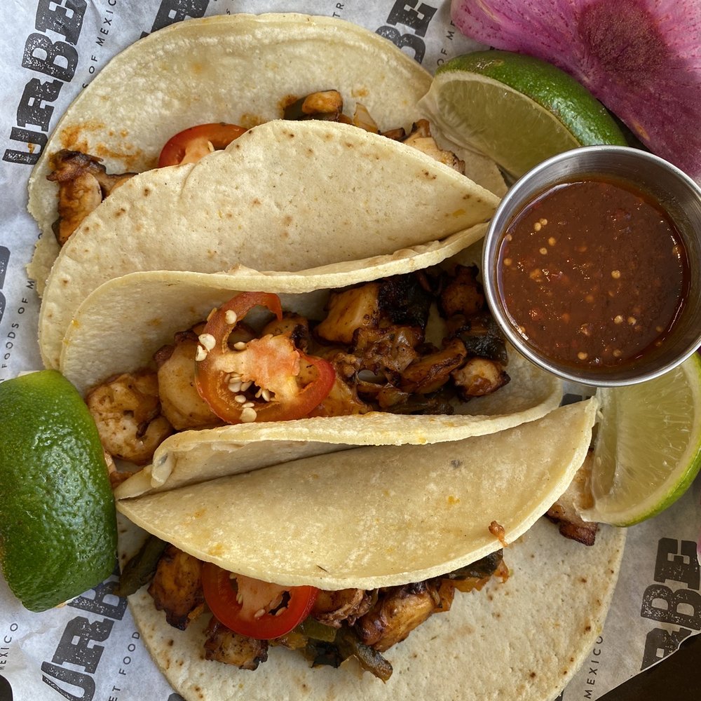 Urbe - TACOS DE PULPO AL CARBON - Mexican Near Me - Houston, Texas