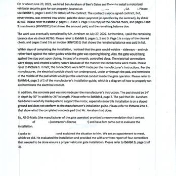 Ben's Gates And Doors - Redacted complaint filed with the CSLB3 - Fences & Gates Near Me - Los Angeles, California Ben's Gates And Doors - Redacted complaint filed with the CSLB3 - Fences & Gates Near Me - Los Angeles, California