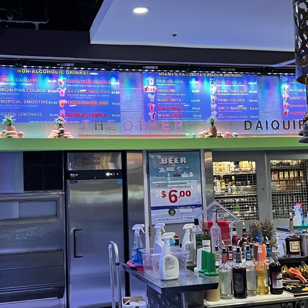 The Other Daiquiri Bar - the counter area - Beer Bar Near Me - Miami, Florida The Other Daiquiri Bar - the counter area - Beer Bar Near Me - Miami, Florida