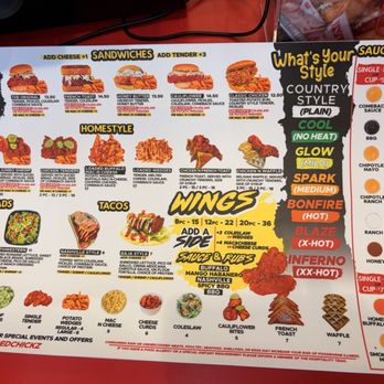 The Red Chickz - Be warned... Spice Levels exponentially jump - Chicken Shop Near Me - Carlsbad, California The Red Chickz - Be warned... Spice Levels exponentially jump - Chicken Shop Near Me - Carlsbad, California