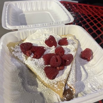 Dough'in Batter - Nutella Crepe with Rasberries - Creperies Near Me - Lathrop, California