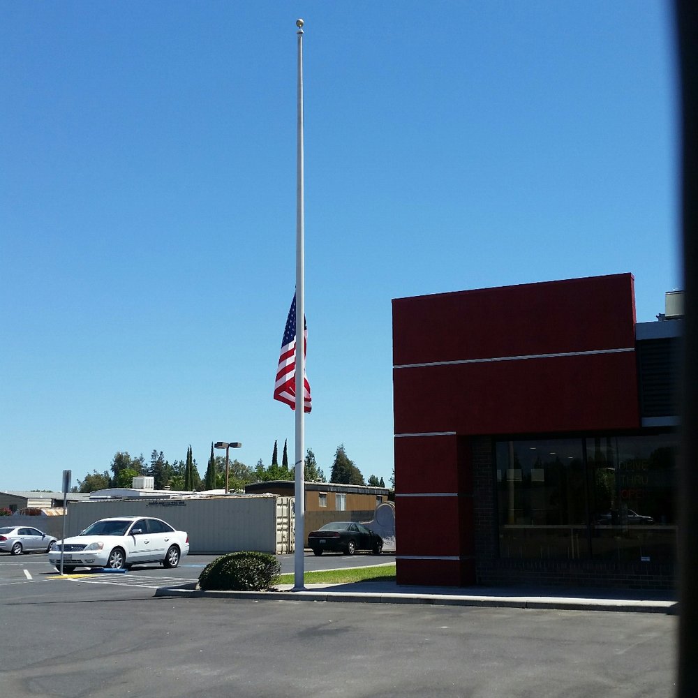 Wendy's - Half mast, truly a sad day. - Burgers Near Me - Manteca, California Wendy's - Half mast, truly a sad day. - Burgers Near Me - Manteca, California