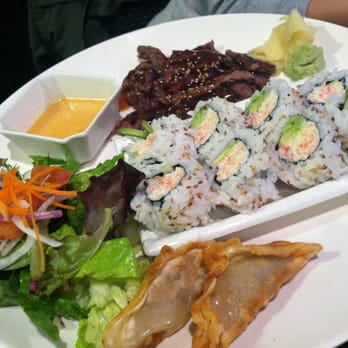 Sushi Monster - Dinner combination: beef teriyaki and california roll - Sushi Bars Near Me - Montrose, California