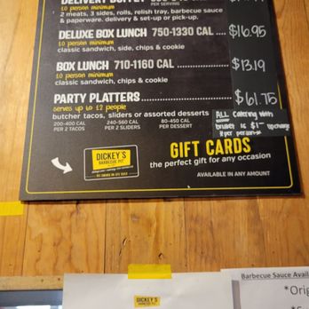 Dickey's Barbecue Pit - Catering menu - American Near Me - Kapolei, Hawaii Dickey's Barbecue Pit - Catering menu - American Near Me - Kapolei, Hawaii