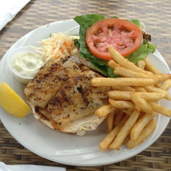 Bayvue - Grilled Cod Sandwich - Seafood Near Me - Lindenhurst, New York