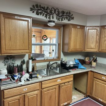 Mastro Coatings - Kitchen cabinets (before) - Painters Near Me Mastro Coatings - Kitchen cabinets (before) - Painters Near Me
