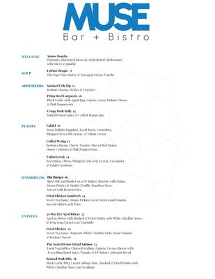 Menu photo 8 Muse Bar + Bistro Clermont, FL