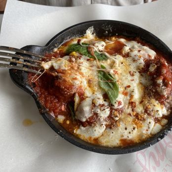 Little Dom's Seafood - Eggs and meatballs - Pizza Near Me - Carpinteria, California