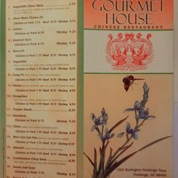 Gourmet House - Updated menu, not sure about any changes they've made.