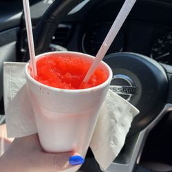 Al's Snowball - Large Watermelon flat top snow cone