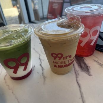 99Cafe - Strawberry matcha, crème de banana latte, and strawberry dragonfruit cooler - Cafes Near Me - Jacksonville Beach, Florida 99Cafe - Strawberry matcha, crème de banana latte, and strawberry dragonfruit cooler - Cafes Near Me - Jacksonville Beach, Florida