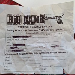 Entry Not compliant with NJ Giveaway Regulations