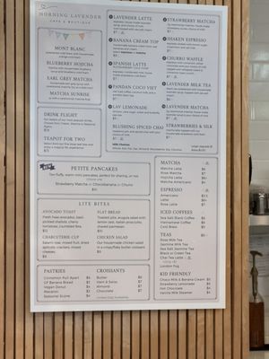 Menu photo 5 Morning Lavender Cafe Tustin, CA