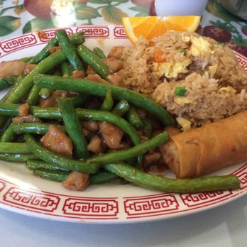 Sky Dragon - Fresh strong beans w/ chicken lunch plate - Chinese Near Me - South San Francisco, California