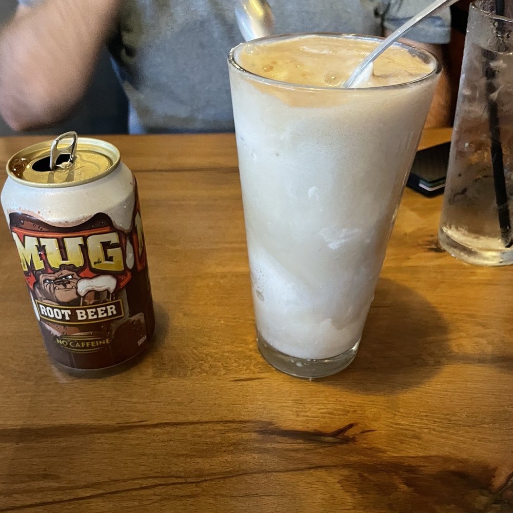 Root beer float