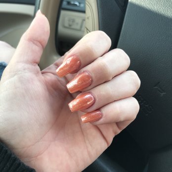 Beautify Suites - Went with a color I never had before! Acrylic with tips. Regular nail polish. - Hair Salons Near Me - Henderson, Nevada Beautify Suites - Went with a color I never had before! Acrylic with tips. Regular nail polish. - Hair Salons Near Me - Henderson, Nevada