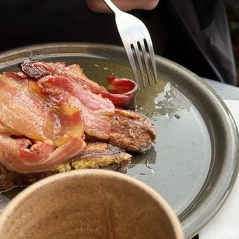 Bibi's Cafe - Streaked bacon and French toast - Coffee & Tea Near Me - Dublin, D