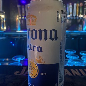 The Hideout - a can of corona beer on a bar - Sports Bars Near Me - Long Beach, California