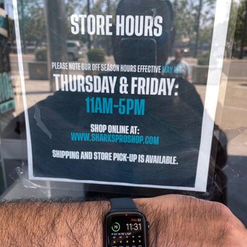 Sharks Store - What's wrong with this picture if the doors are locked? - Sports Wear Near Me - San Jose, California