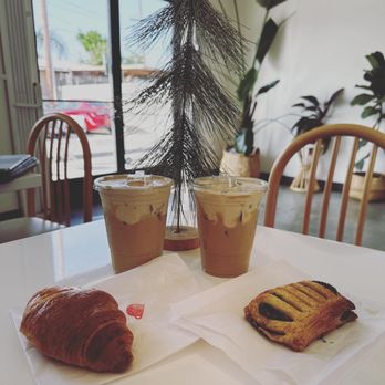 Coffee Code - Butter Croissant and Spinach Kale Pastry. - Coffee & Tea Near Me - Norwalk, California Coffee Code - Butter Croissant and Spinach Kale Pastry. - Coffee & Tea Near Me - Norwalk, California