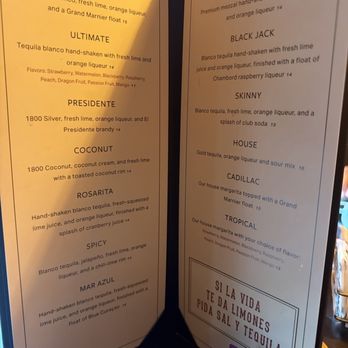 El Tapatio - Margarita menu - Mexican Near Me - North Kingstown, Rhode Island