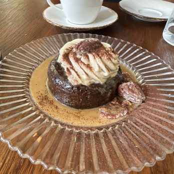 Frena - toffee pudding dessert - yummy but has alcohol flavor - Mediterranean Near Me - New York, New York