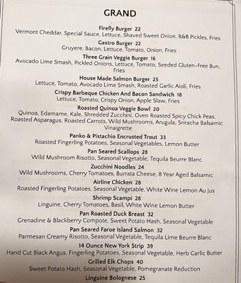 Menu photo 2 Firefly Gastropub Lenox, MA